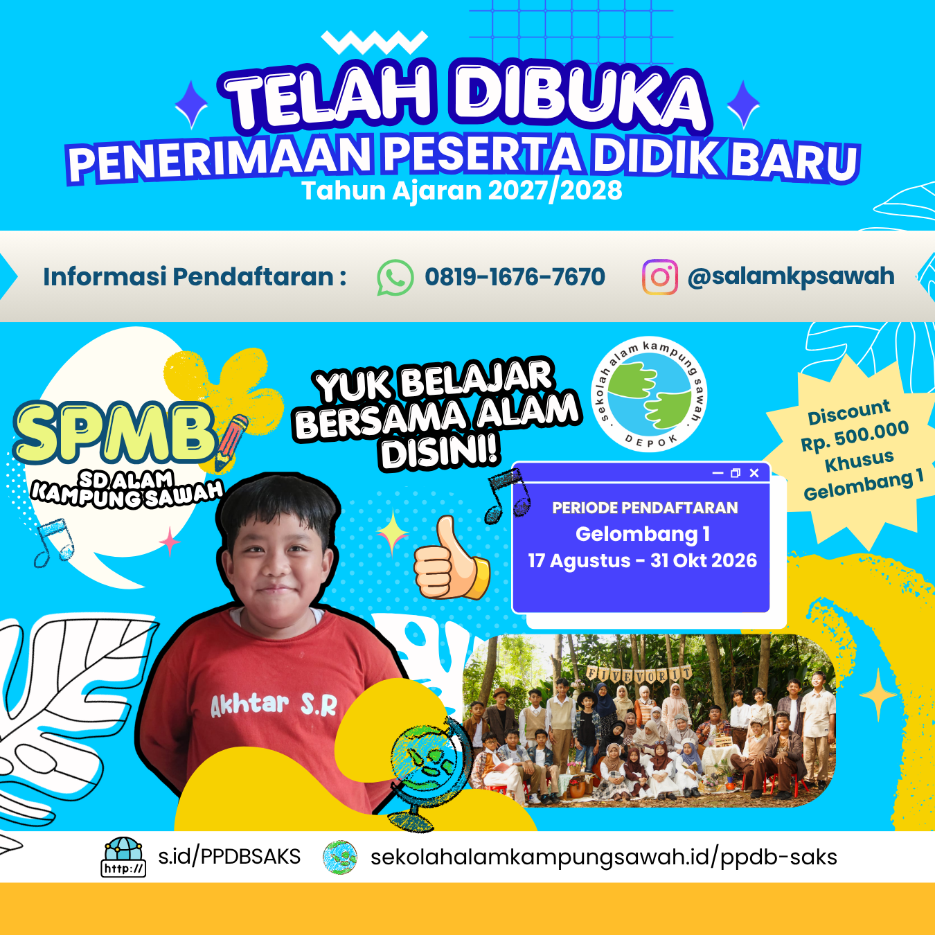 SPMB SD TA. 2027/2028