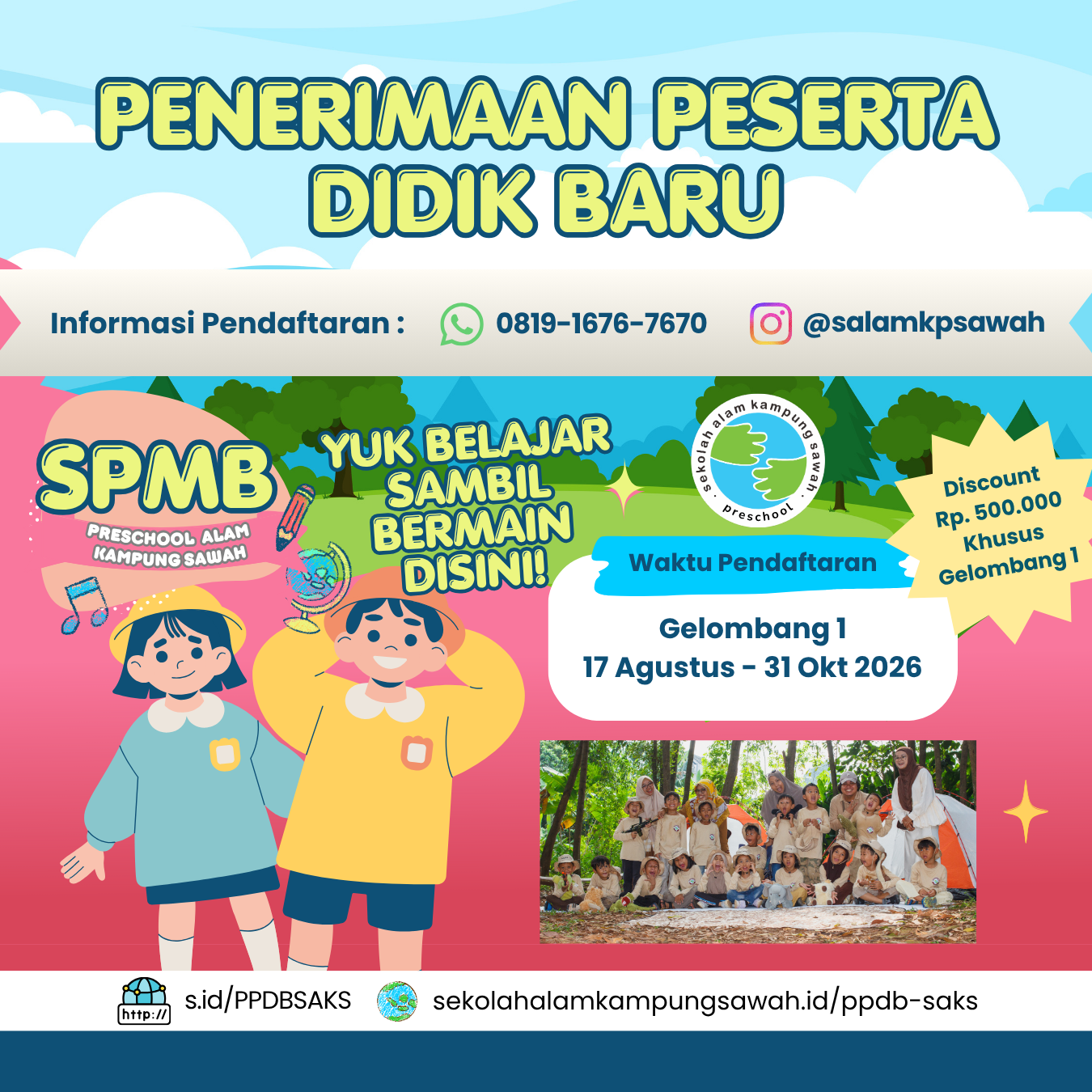 SPMB PRESCHOOL TA. 2027/2028